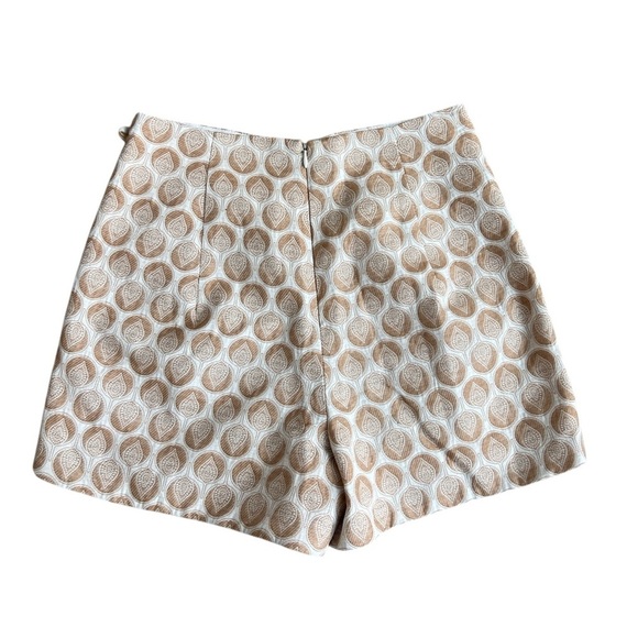 Anthropologie Corey Lynn Calter High Waist Jacquard Shorts Size 4 - Picture 2 of 7